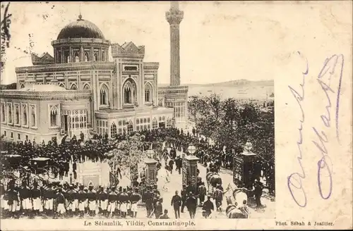 Ak Konstantinopel Istanbul Türkei, Le Selamlik, Yildiz