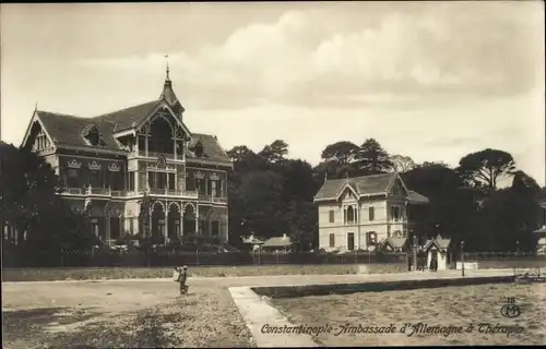 Ak Konstantinopel Istanbul Türkei, Ambassade d'Allemagne à Thérapia