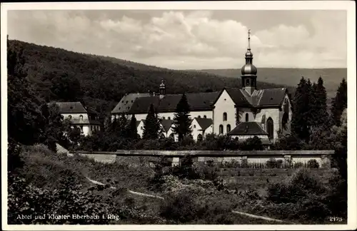 Ak Eltville am Rhein Hessen, Abtei und Kloster Eberbach, Hotel-Weinhaus Ress