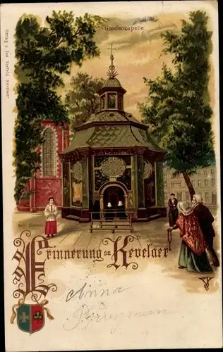 Litho Kevelaer am Niederrhein, Gnadenkapelle