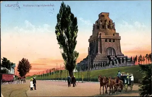 Ak Leipzig in Sachsen, Völkerschlachtdenkmal