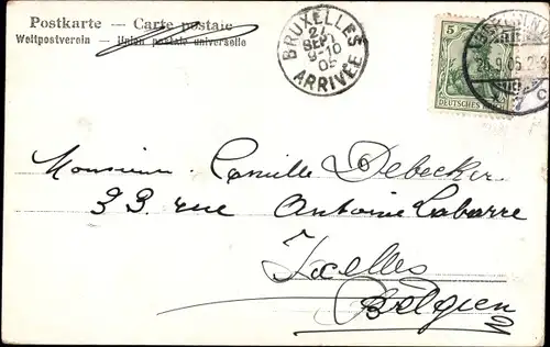 Ak Berlin Mitte, Brandenburger Tor mit Pariser Platz