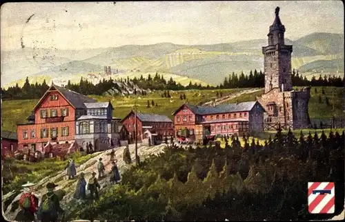 Ak Niederreifenberg Schmitten im Taunus, Großer Feldberg, Wappen