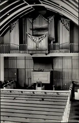 Ak Barendrecht Südholland, Chr. Geref. Kerk, Orgel