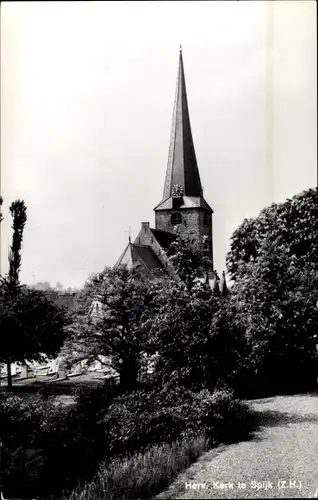 Ak Spijk Groningen, Herv. Kerk