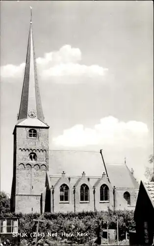 Ak Spijk Groningen, Herv. Kerk