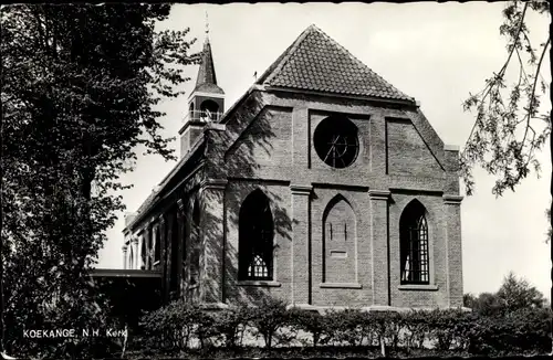 Ak Koekange Drenthe, N. H. Kerk