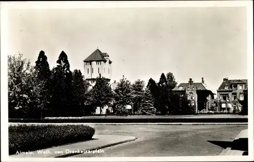 Ak Almelo Overijssel Niederlande, Weth. van Dronkelaarplein