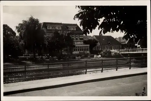 Ak Ommen Overijssel Niederlande, Hotel De Zon a.d. Vecht