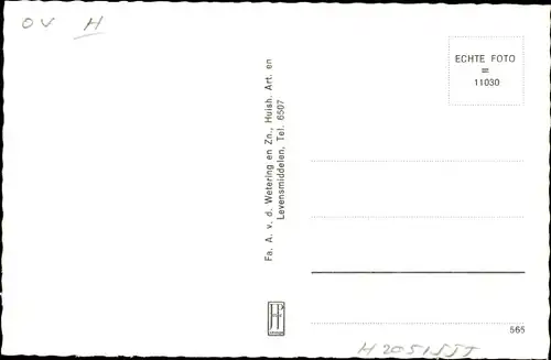 Ak Noordoostpolder Flevoland, Waterloopkundig Laboratorium