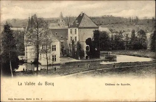 Ak Spontin Yvoir sur Meuse Wallonien Namur, Château de Spontin