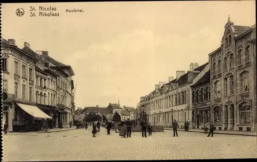 Ak Saint Nicolas Sint Niklaas Ostflandern, Houtbriel