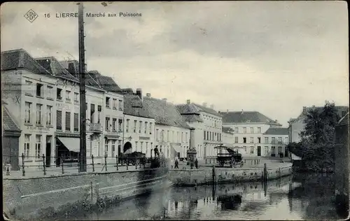 Ak Lier Lierre Flandern Antwerpen, Marche aux Poissons