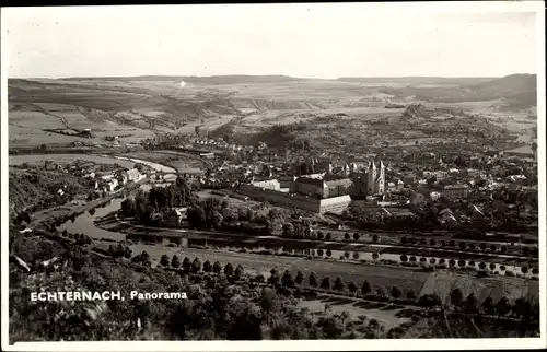 Ak Echternach Luxemburg, Panorama