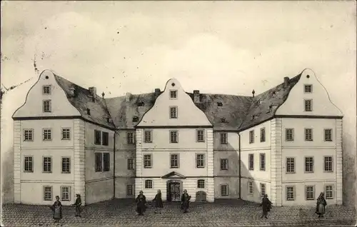 Ak Wetzlar Hessen, Der Ingelheimsche Palast um 1806