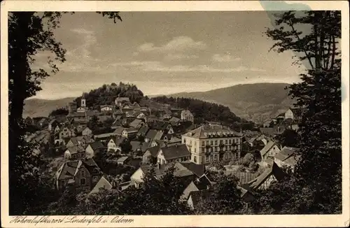Ak Lindenfels im Odenwald, Ortsansicht