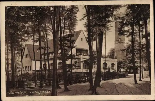 Ak Darmstadt in Hessen, Ludwigshöhe