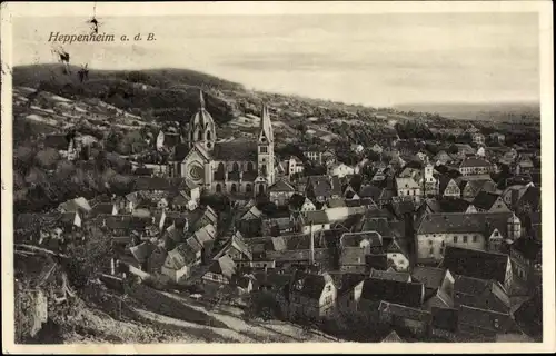 Ak Heppenheim an der Bergstraße, Ortsansicht