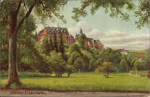 Künstler Ak Lauterbach in Hessen, Schloss Eisenbach