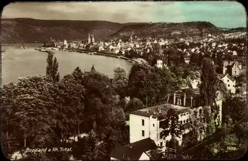 Ak Boppard am Rhein, Ortsansicht