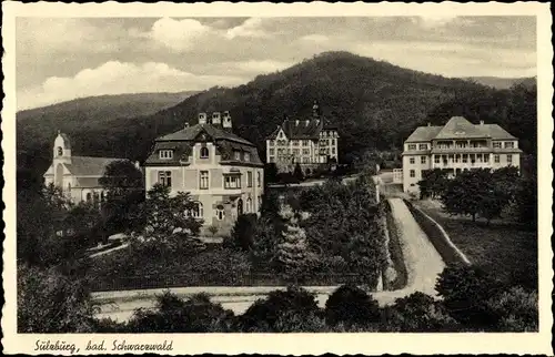 Ak Sulzburg in Baden Schwarzwald, Teilansicht, Villen