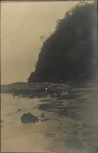 Foto Ak Insel Rügen, Partie am Strand