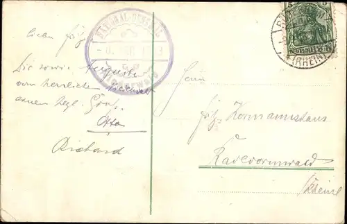 Ak Rüdesheim am Rhein, Niederwalddenkmal, Nationaldenkmal