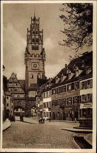 Ak Freiburg im Breisgau, Schwabentor, Gasthaus zum Bären