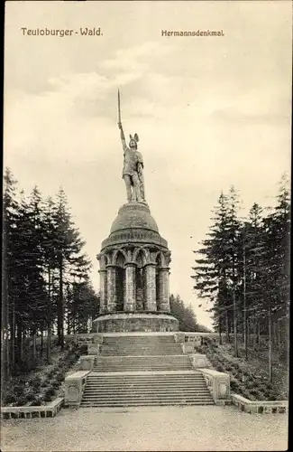 Ak Detmold am Teutoburger Wald, Hermannsdenkmal