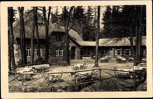 Ak Cunewalde in der Oberlausitz, Czorneboh, Bergwirtschaft