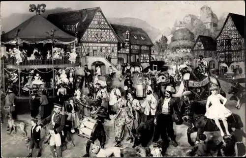 Ak Sonneberg in Thüringen, Deutsches Spielzeugmuseum, Thüringer Kirmes, Weltausstellung Brüssel 1910