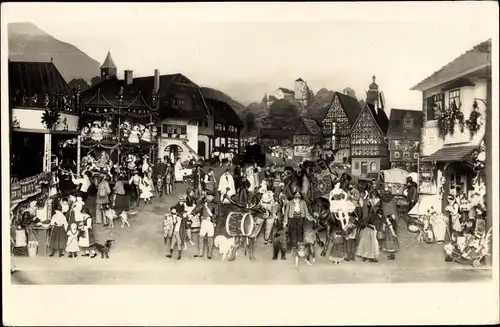 Ak Sonneberg in Thüringen, Thüringer Kirmes, Weltausstellung 1910, Deutsches Spielzeugmuseum