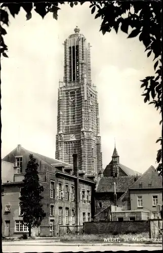 Ak Weert Limburg Niederlande, St. Martinustoren