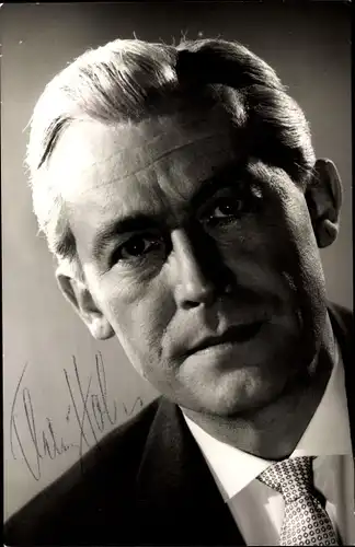 Ak Schauspieler Claus Holm, Portrait, Autogramm