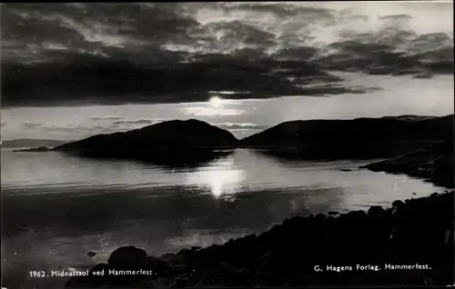 Ak Hammerfest Norwegen, Midnattsol