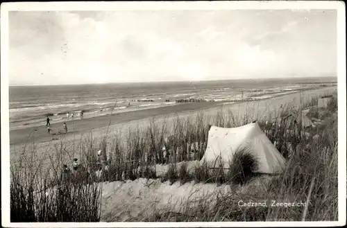 Ak Cadzand Zeeland Niederlande, Zeegezicht