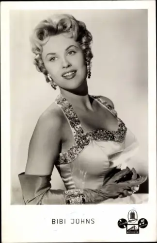 Ak Schauspielerin Bibi Johns, Portrait