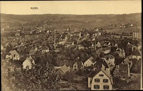 Ak Kusel in der Pfalz, Gesamtansicht