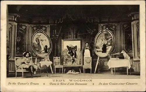 Ak Schauspieler Tedy Woodson, Theaterszene, Traum einer Tänzerin