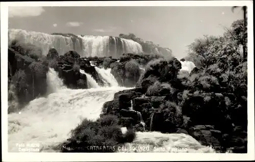 Ak Argentinien, Iguazú-Wasserfälle, Cataratas del Iguazú