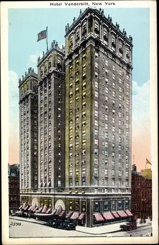 Ak New York City USA, Hotel Vanderbilt