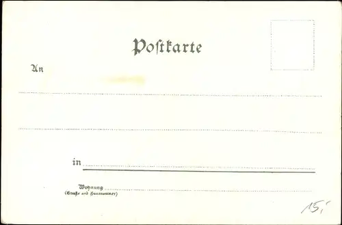 Litho Ludwigsburg in Württemberg, Monrepos Kapelle, Schloss, Emichsburg, Stadtkirche