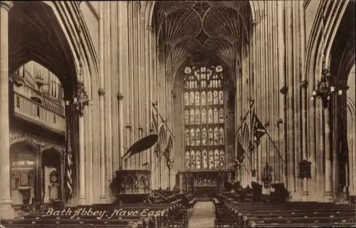 Ak Bath Somerset England, Bath Abbey