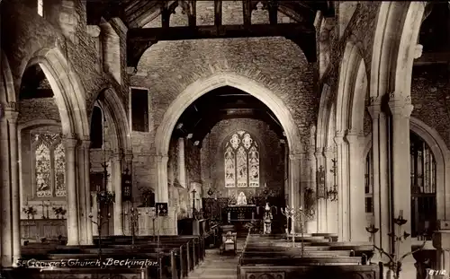 Ak Beckington Somerset England, St. George's Church
