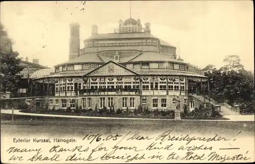 Ak Harrogate Yorkshire England, Exterior Kursaal