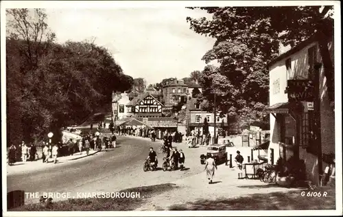 Ak Harrogate Knaresborough Yorkshire England, The Bridge