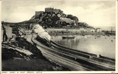 Ak Gorey Jersey Kanalinseln, Mont Orgueil Castle