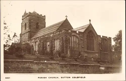 Ak Sutton Coldfield Warwickshire, Parish Church