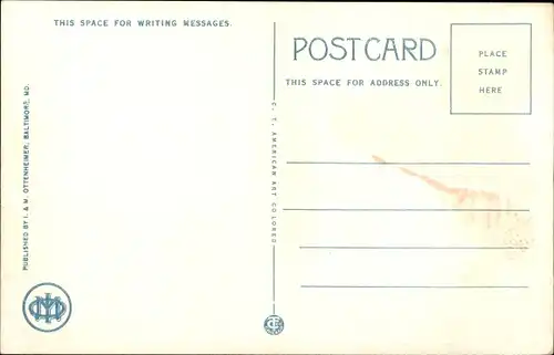 Ak Baltimore Maryland USA, Post Office, Calvert, Lafayette and Lexington Streets