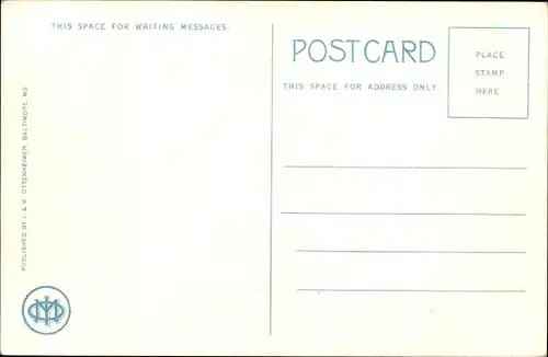 Ak Baltimore Maryland USA, Sunken Gardens, Standard Oil Building, New Amsterdam Building